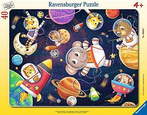 Купить Детский пазл Ravensburger Animal Astronauts 30-48 элементов Рамка-пазл - Фото 1 Детский пазл Ravensburger Animal Astronauts 30-48 элементов Рамка-пазл - Фото 1