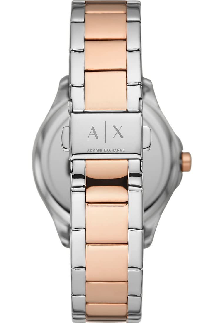 Женские часы Three Hand Armani Exchange AX5258, корпус 36 мм, розовое золото, фото №3