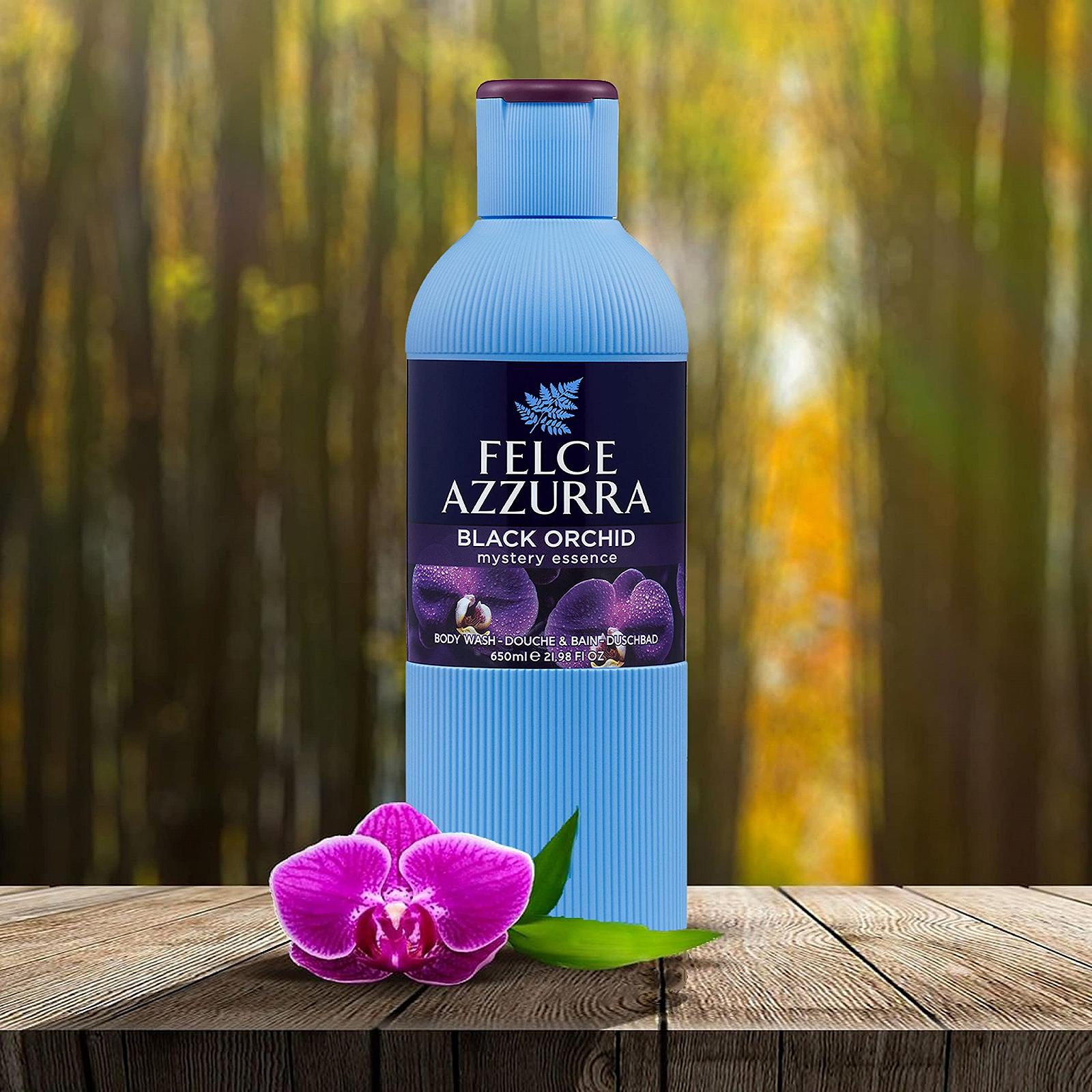 Гель для душу Felce Azzurra Orchidea Nera 4 x 650 мл, фото №6
