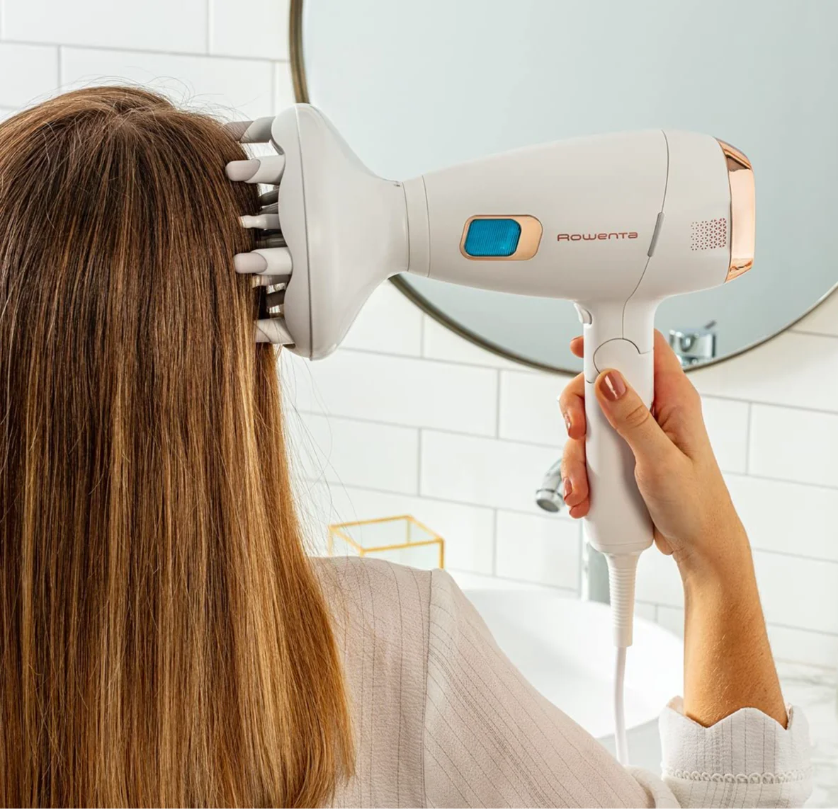 Фен Rowenta Ultimate Experience Massage CV9240 / 2200 Вт / Білий, фото №9