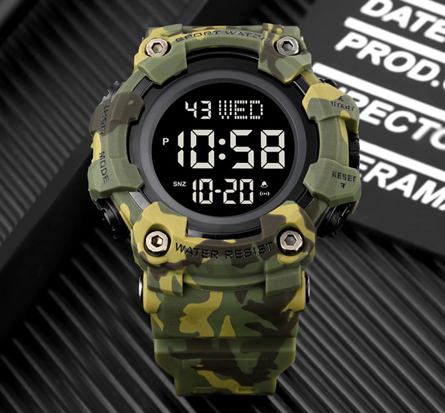 Годинник Skmei Kamo Green, фото №4