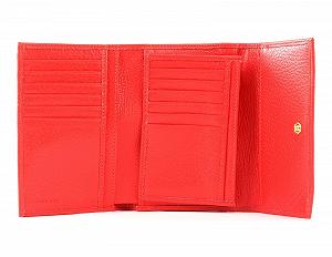 Гаманець Coccinelle Metallic Soft Flap Polish Red synthetic.ua - Фото 1