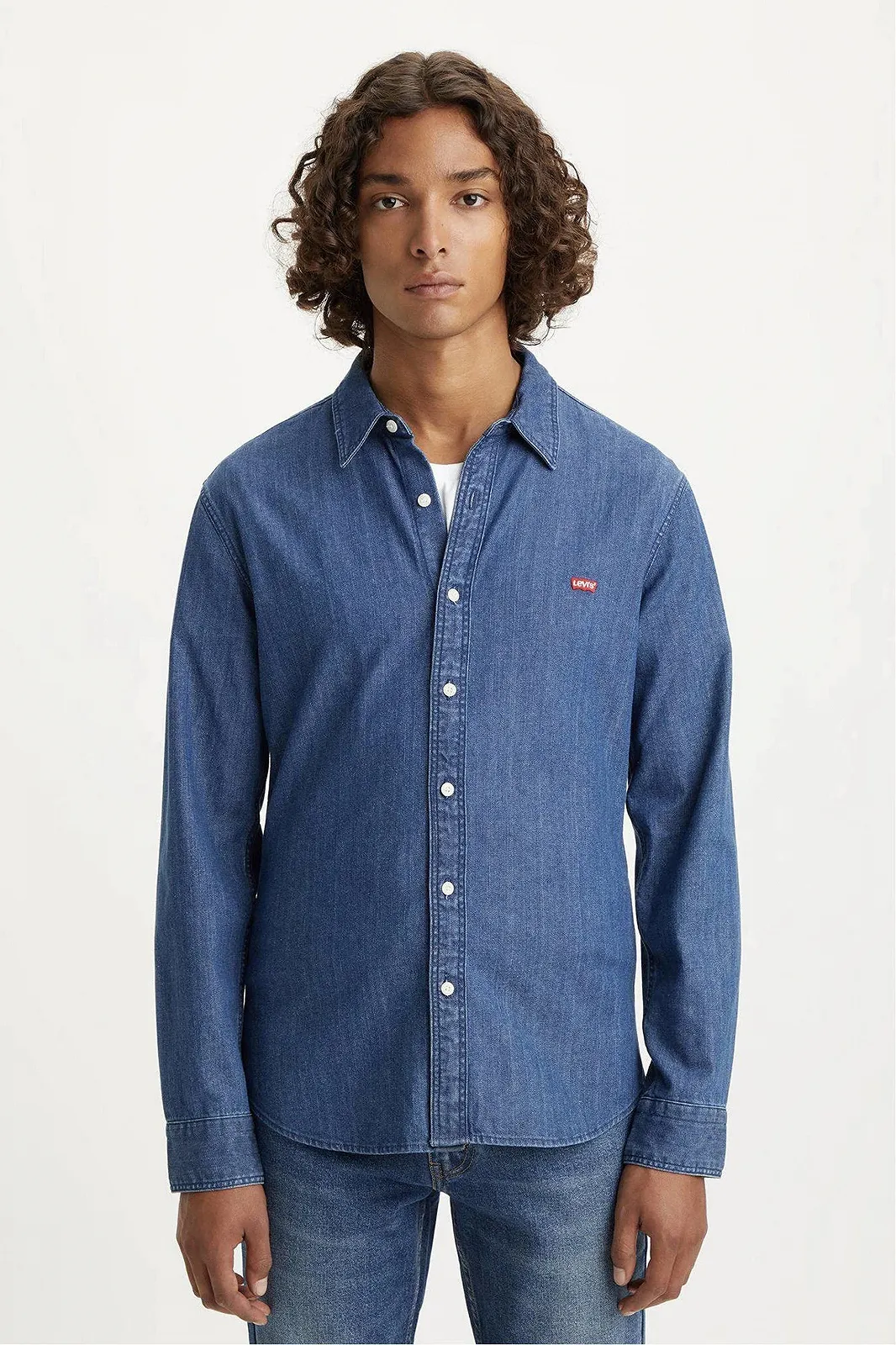 Мужская джинсовая рубашка Levi's Battery Housemark Shirt - S, фото №2 Мужская джинсовая рубашка Levi's Battery Housemark Shirt - S, фото №2