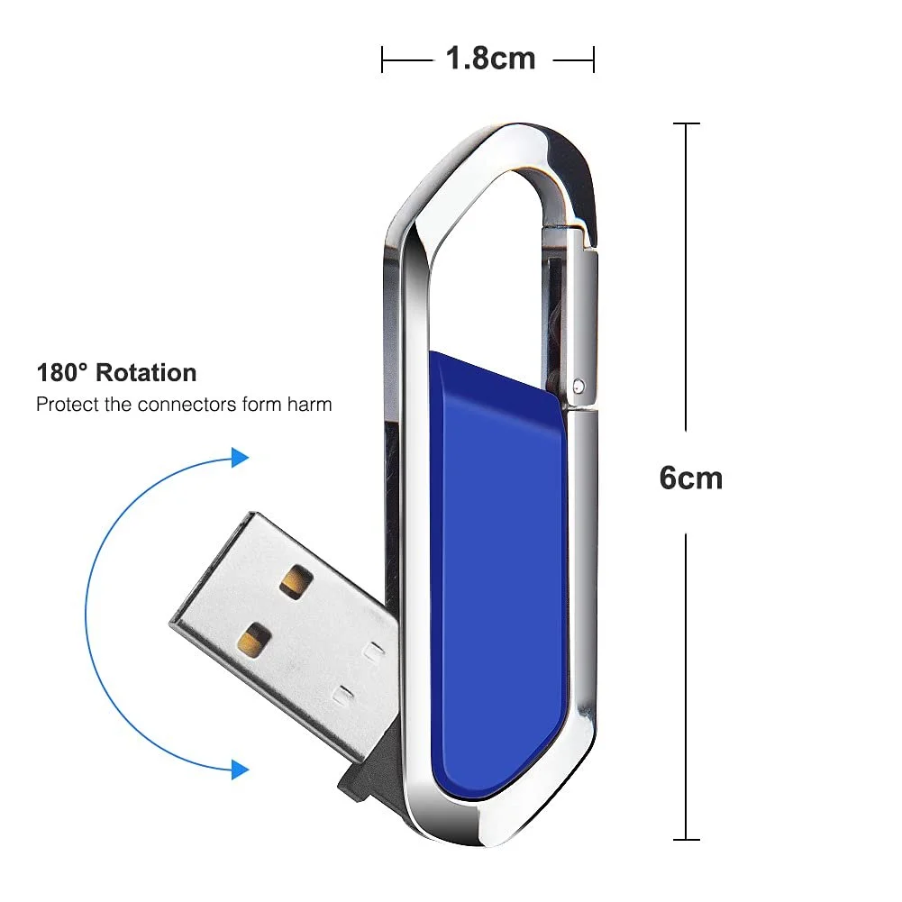 USB-накопичувач 64GB USB 2.0 Blue, фото №6 USB-накопичувач 64GB USB 2.0 Blue, фото №6
