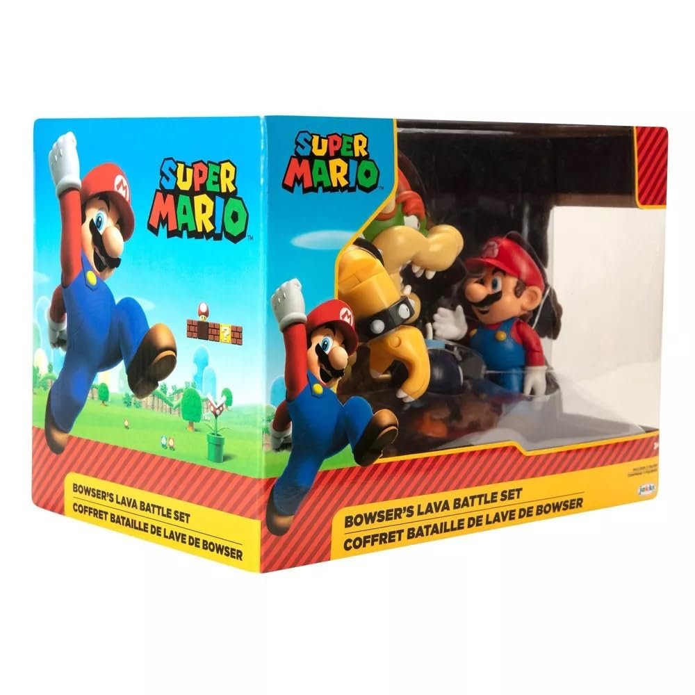 Набор фигурок Марио Nintendo Super Mario Боузер 18 см против Марио (Волна 1), фото №7