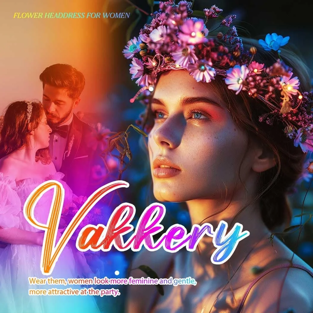 Вінок для волосся Квітка Luminous, LED, фото №4 Вінок для волосся Квітка Luminous, LED, фото №4