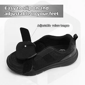 Кросівки FitVille для діабетиків, дуже широкі, із застібкою-липучкою synthetic.ua - Фото 1