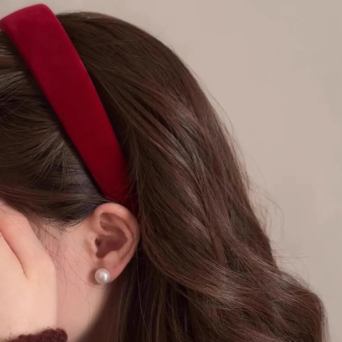 Обруч Бархатный Черный (2 шт), фото №6 Обруч Бархатный Черный (2 шт), фото №6