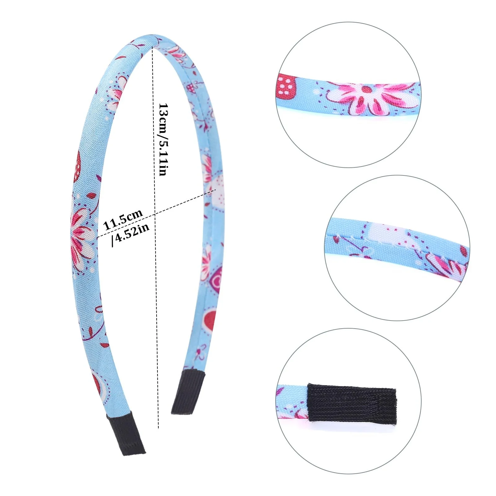 Обруч Квітковий Тканинний, фото №2 Обруч Квітковий Тканинний, фото №2