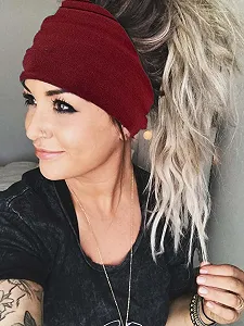 Широкая повязка на голову synthetic.ua - Фото 1