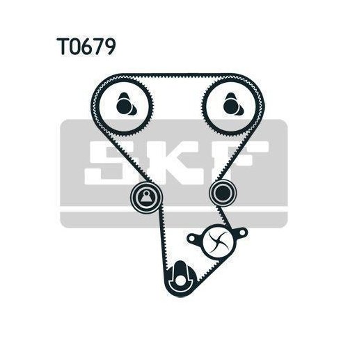 Комплект ремня ГРМ SKF VKMA 95677 для MITSUBISHI VOLVO, фото №2