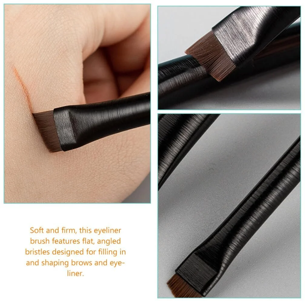 Пензлі PACKOVE для тонких брів, скошений, для макіяжу, фото №5