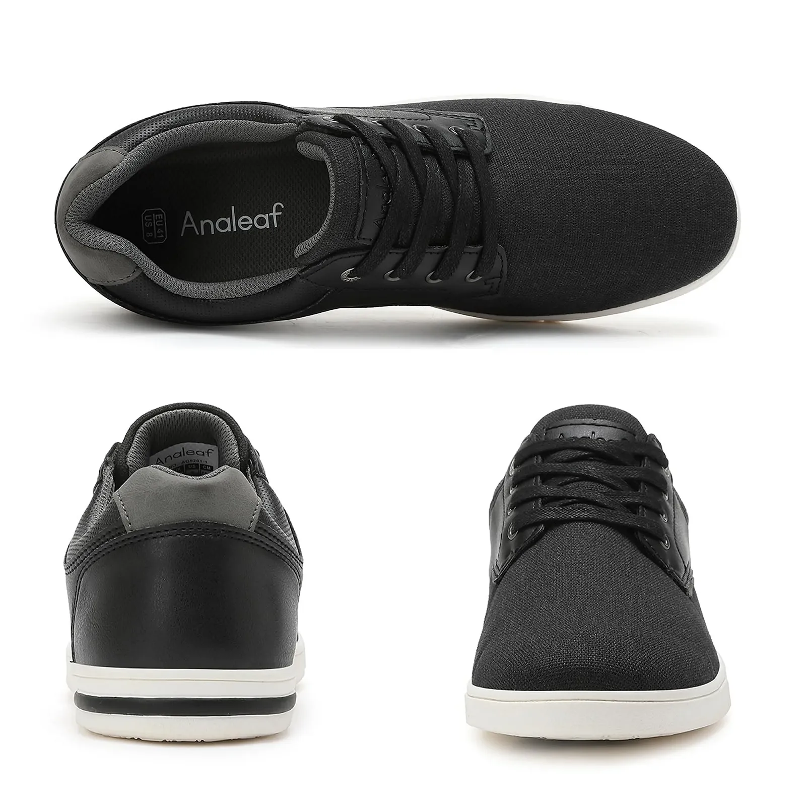 Чоловічі Кросівки ANALEAF Повсякденні Зручні та М'які Ділові, фото №4 Чоловічі Кросівки ANALEAF Повсякденні Зручні та М'які Ділові, фото №4