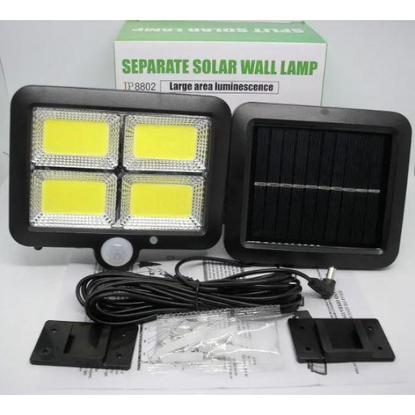 Фасадний світлодіодний внутрішній з датчиком руху світлодіодний на сонячній батареї, фото №1 Фасадний світлодіодний внутрішній з датчиком руху світлодіодний на сонячній батареї, фото №1