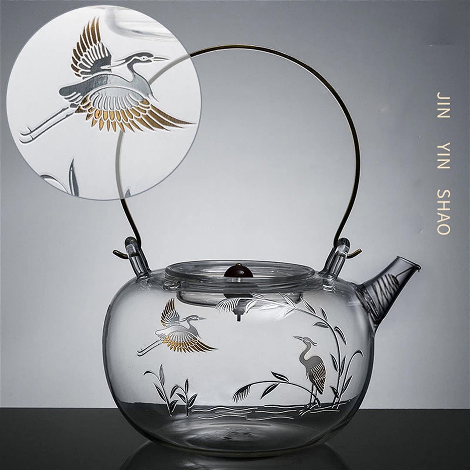 Чайник стеклянный WAOCEO 900 мл, фото №4