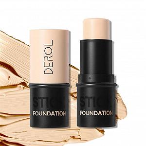 Консилер DEROL Y4U4 Stick Foundation Oil Natural Cream Long Lasting Liquid Гідратуючий BB Foundation Isolati Зволожуючий - Фото 1