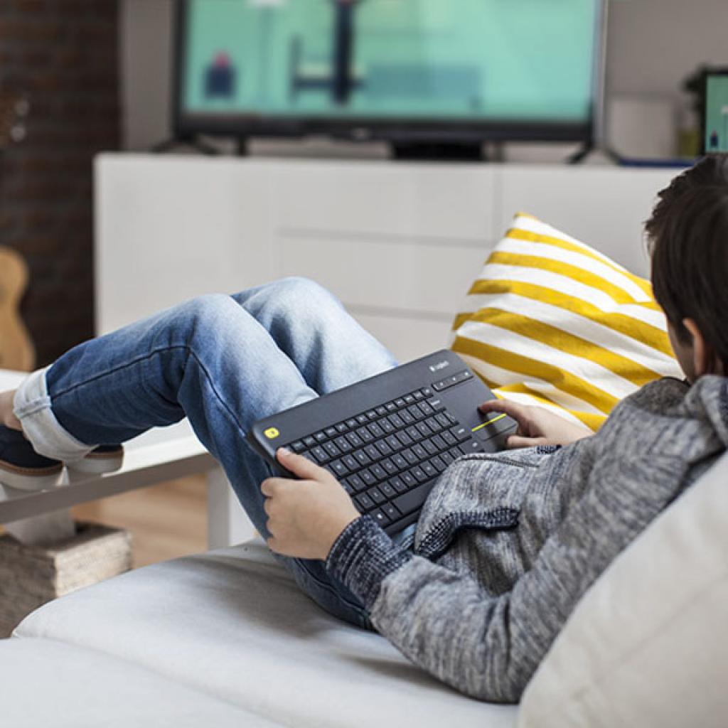 Клавиатура Logitech k400 Plus dark RU 920-007147, фото №5