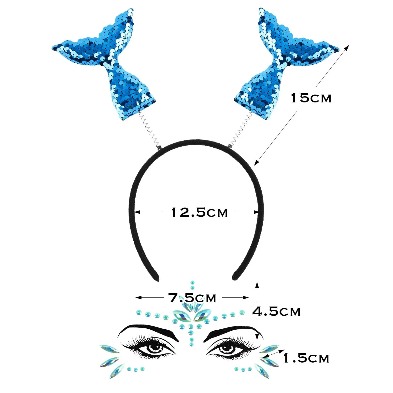 Обруч для волосся Русалка, фото №2