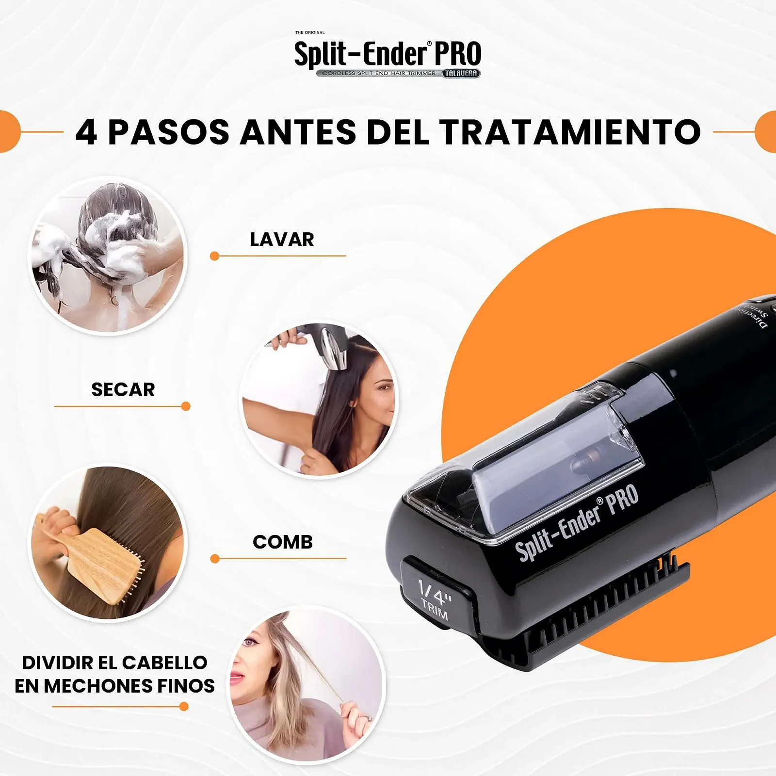 Машинка для удаления секущихся кончиков Split-Ender Pro Cordless Black EU Plug, фото №7 Машинка для удаления секущихся кончиков Split-Ender Pro Cordless Black EU Plug, фото №7