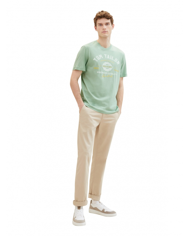 Футболка Tom Tailor LOGO TEE MEN'S 1037735-23383 Бирюзовый L, фото №4