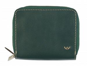 Кошелек Golden Head Venezia Billfold на молнии, отделение для монет на молнии Зеленый, Зеленый, Современный - Фото 1