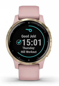 Унисекс Фитнес Смарт-часы с GPS Garmin v

ívoactive 4S, пыльная роза/светлое золото, S - Фото 1