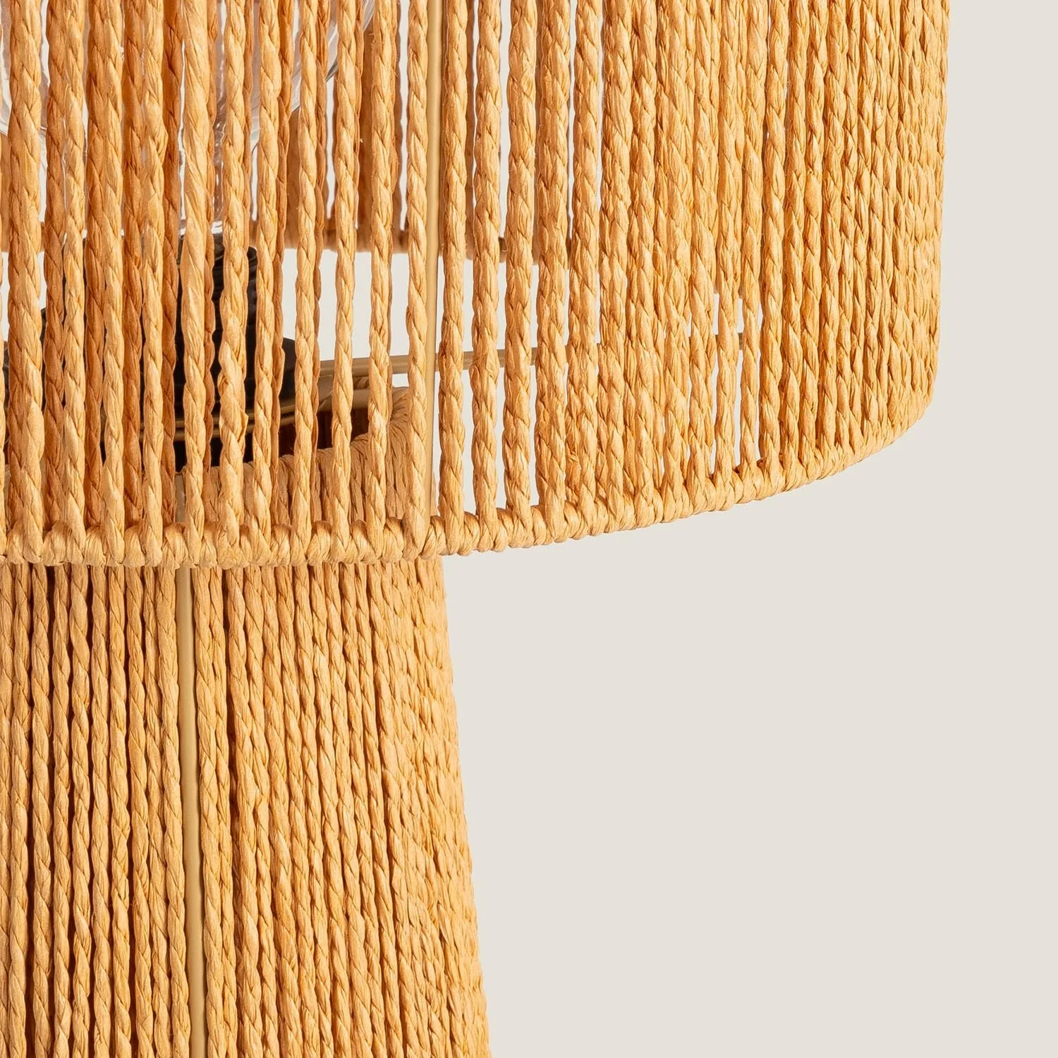 Настільна лампа LEDKIA LIGHTING Kala Lilium Плетений папір Натуральний, фото №4