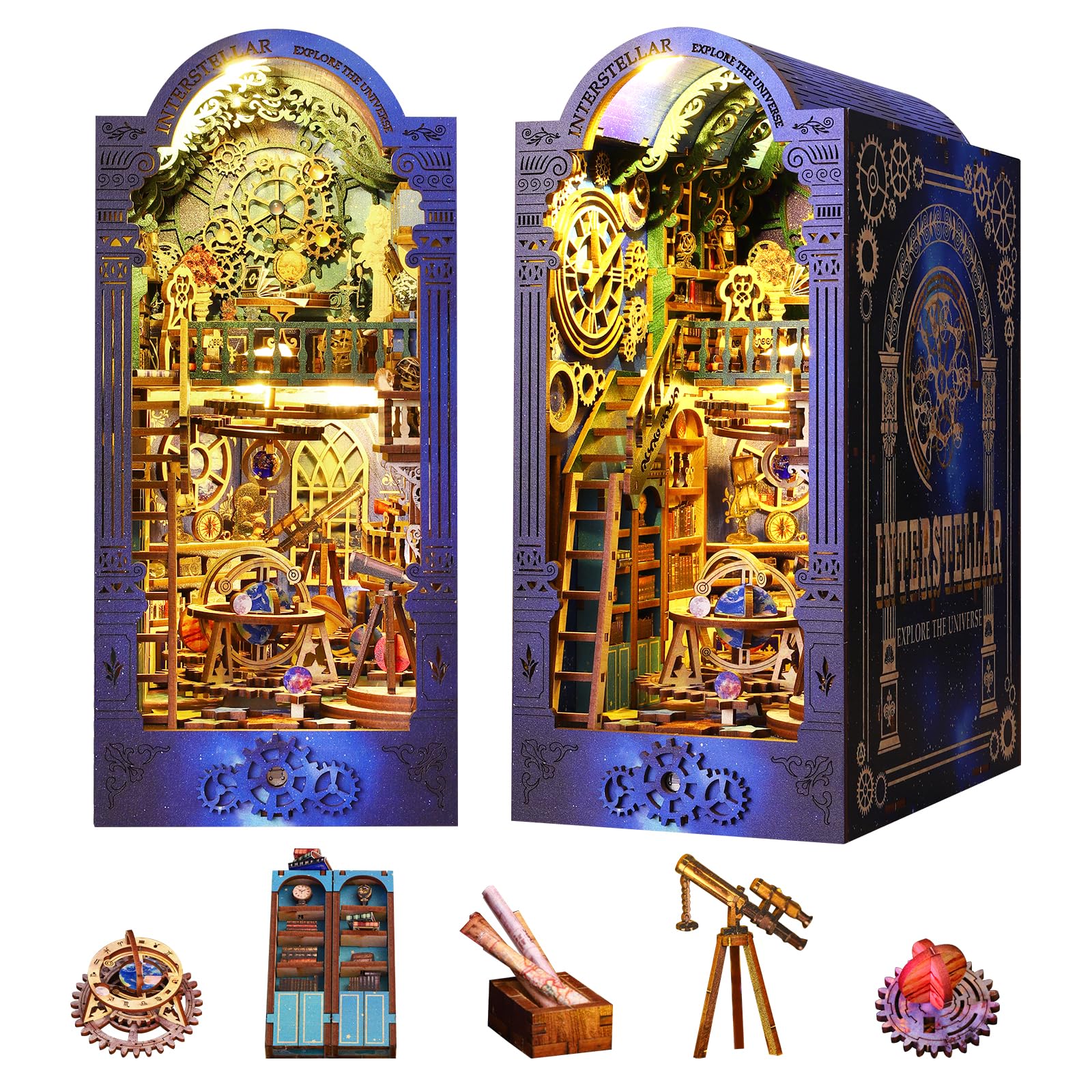 Игрушечный домик Brolteja DIY Book Nook Kit DIY Interstellar Exploration, фото №1