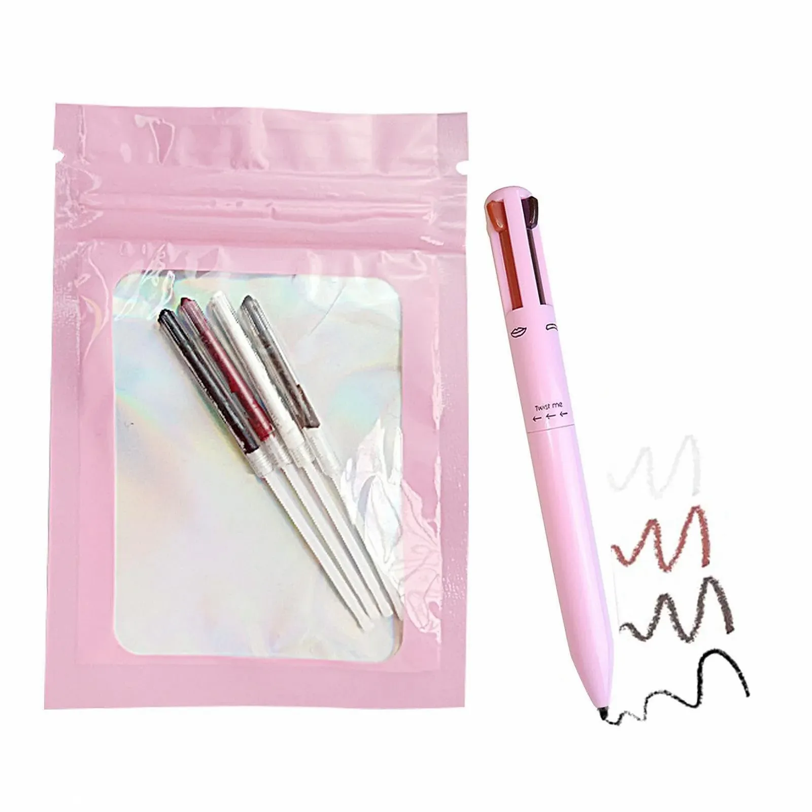 Карандаш для макияжа 4-в-1 Generic Многофункциональный, фото №1