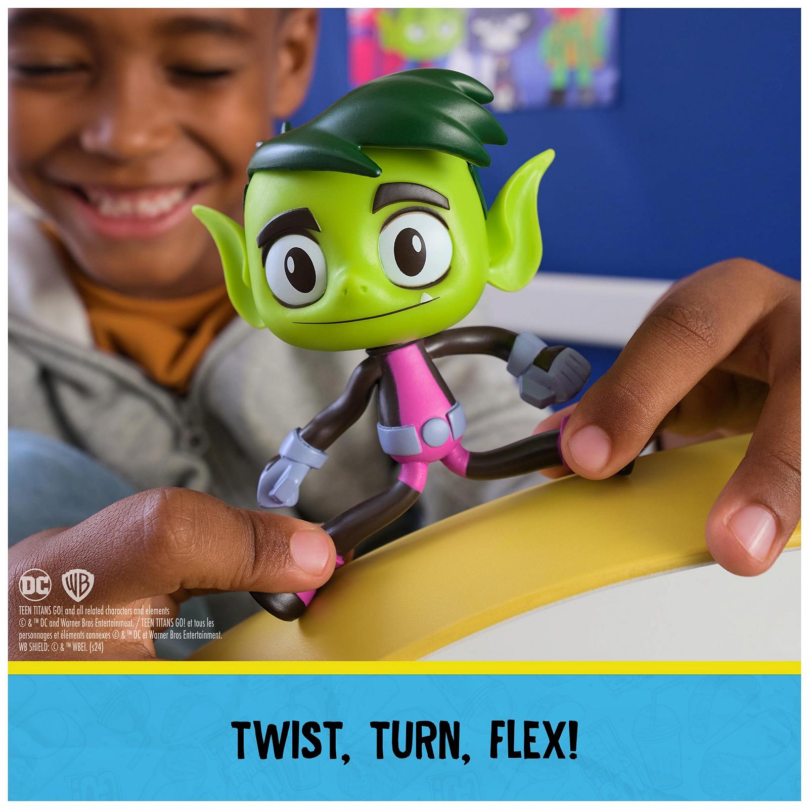 Фігурка рухома DC Comics Teen Titans Go! Twisty Titans Beast Boy, фото №3
