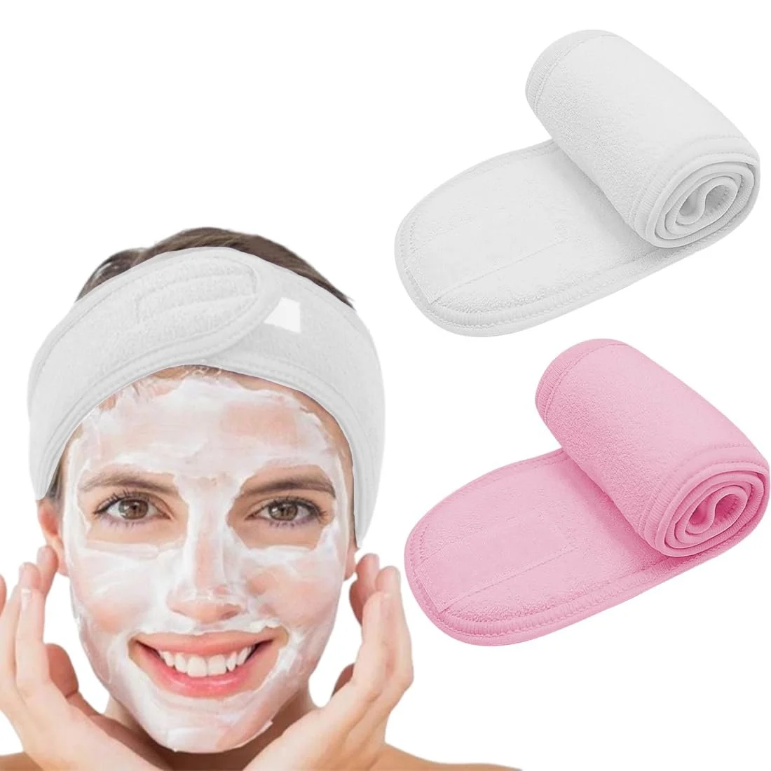 Пов'язка на голову Тканинна для косметичних процедур\, фото №1