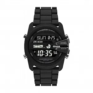 Годинник DIESEL Master Chief LCD-годинниковий механізм з силіконовим ремінцем - Фото 1
