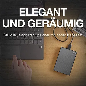 Внешний жесткий диск Seagate One Touch 2 ТБ USB 3.0 Space Gray STKY2000404 synthetic.ua - Фото 1