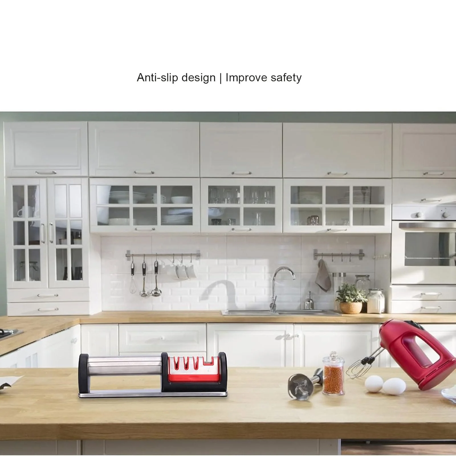 Точилка для ножів esmen 4-рівнева для кухонних ножів та ножиць, фото №5 Точилка для ножів esmen 4-рівнева для кухонних ножів та ножиць, фото №5