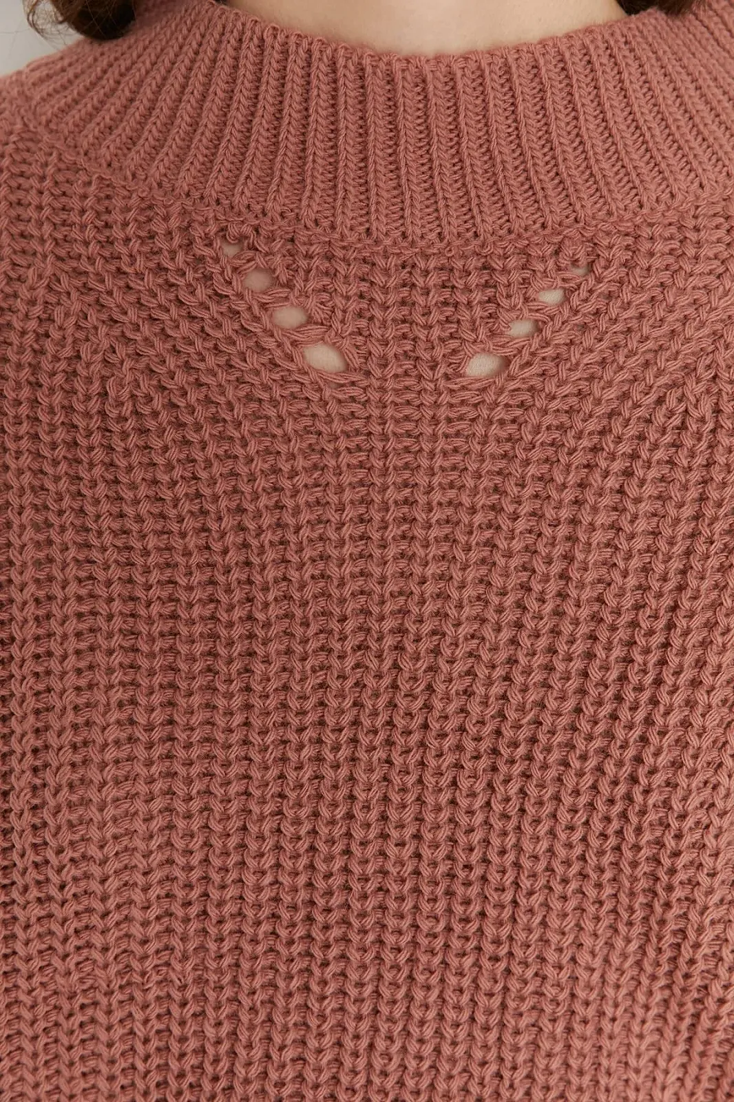 Свитшот TRENDYOL Женский Текстурированный с круглым вырезом, фото №4