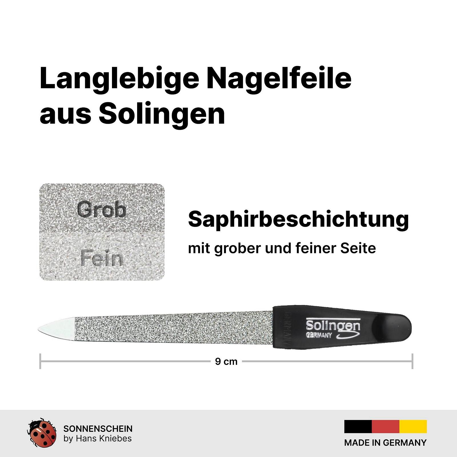 Набір для манікюру Sonnenschein by Hans Kniebes 3 предмети, кишеньковий, чохол з овечої шкіри Nappa (бордовий), фото №4 Набір для манікюру Sonnenschein by Hans Kniebes 3 предмети, кишеньковий, чохол з овечої шкіри Nappa (бордовий), фото №4