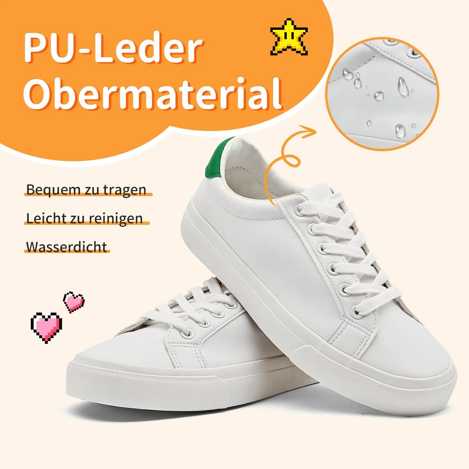 Модні Кросівки на шнурівці та дівчаток Білий 256, фото №3