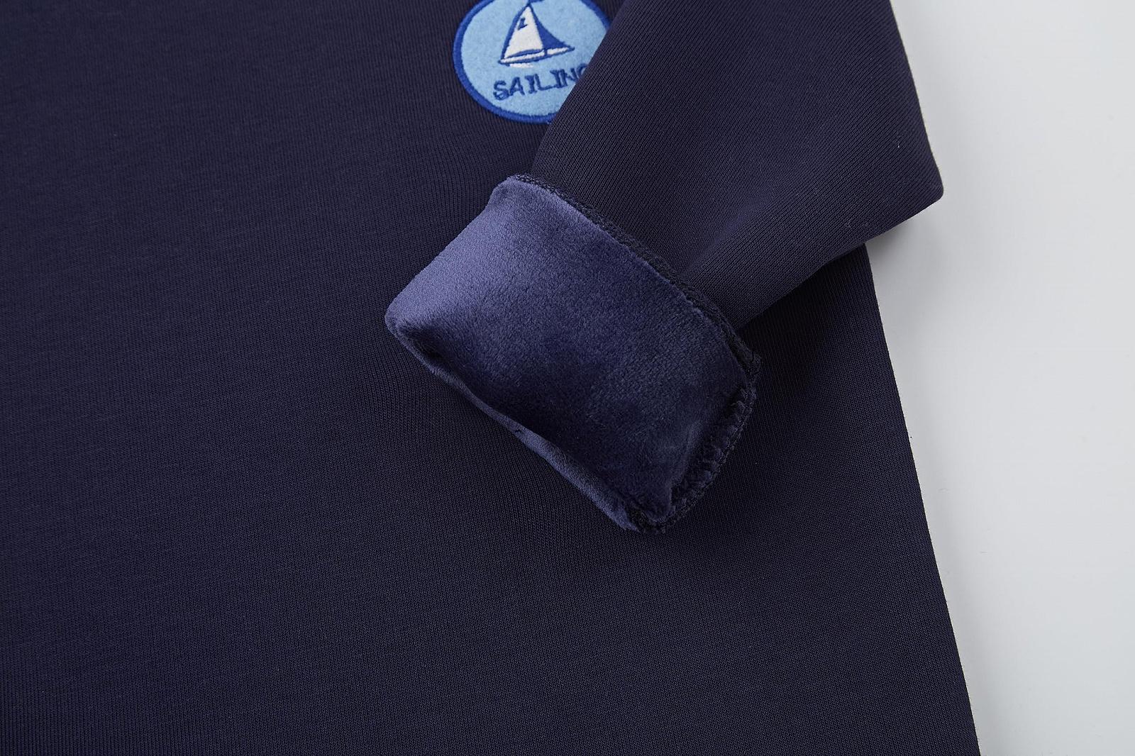 Детский джемпер для мальчиков с внутренним флисом, фото №3