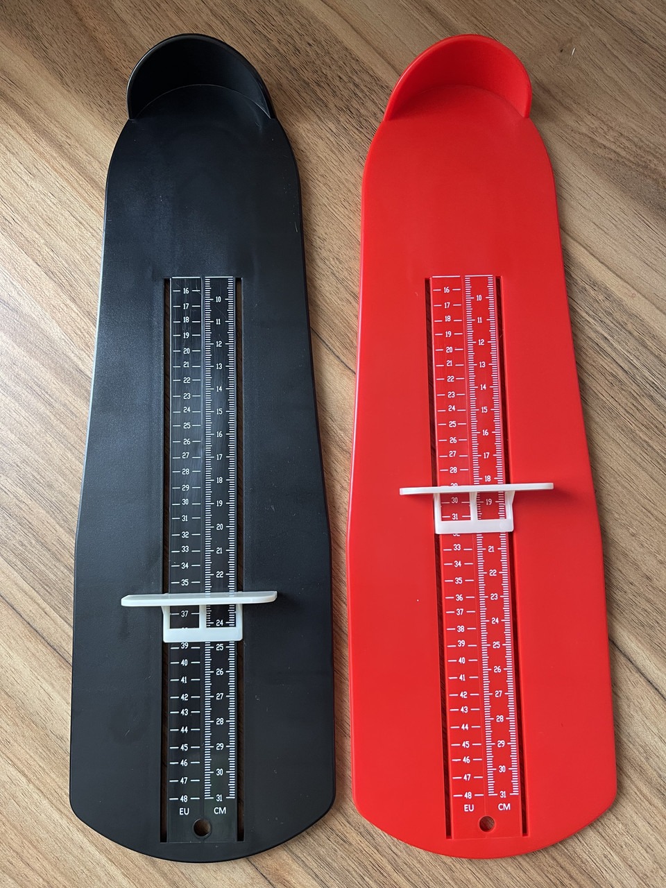 Линейка-стелька для измерения ступней Leluno Измеритель стопомер размера обуви ребенка и взрослых до 31 см 2 шт, фото №2