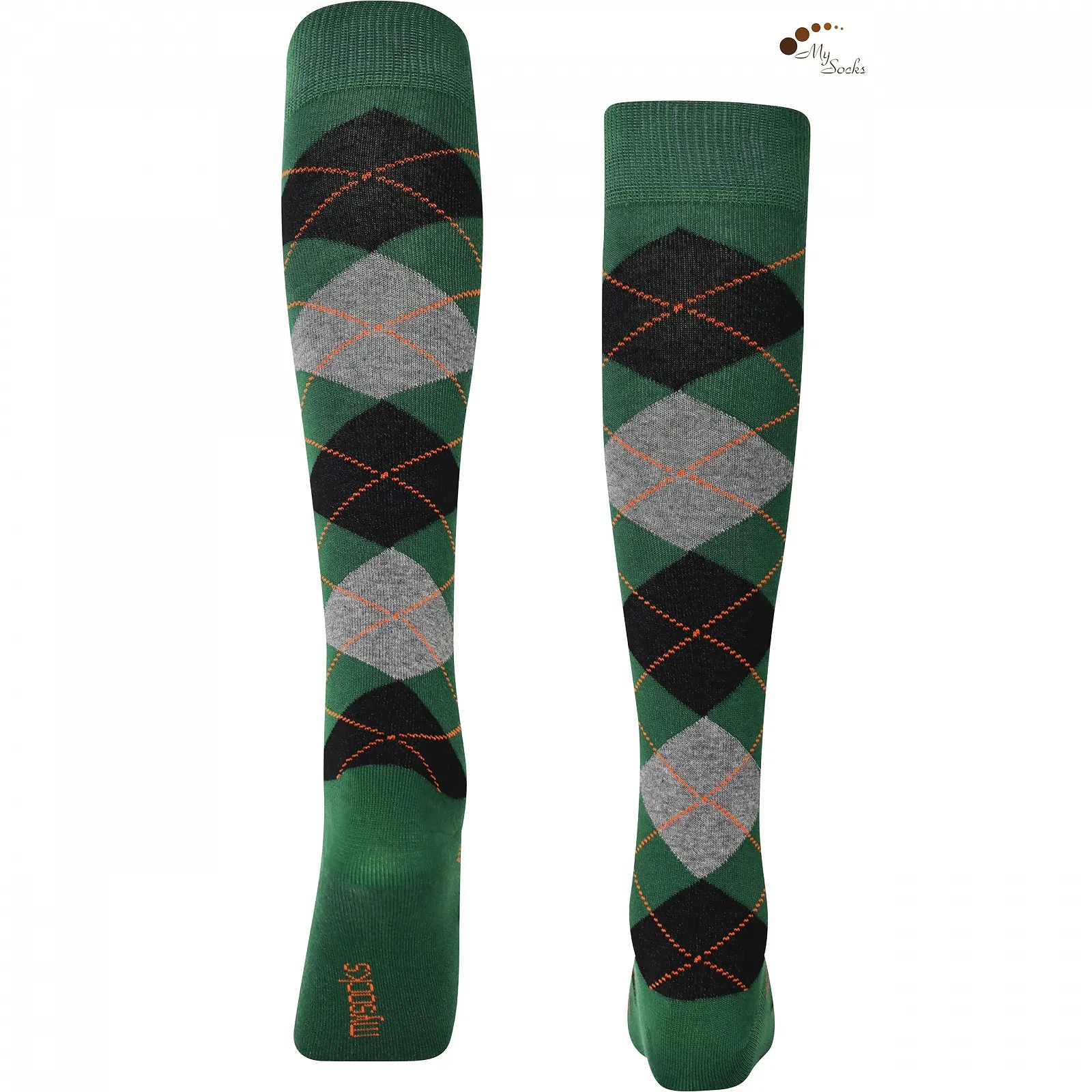 Шкарпетки до коліна Unisex Mysocks Argyle Socks, фото №4