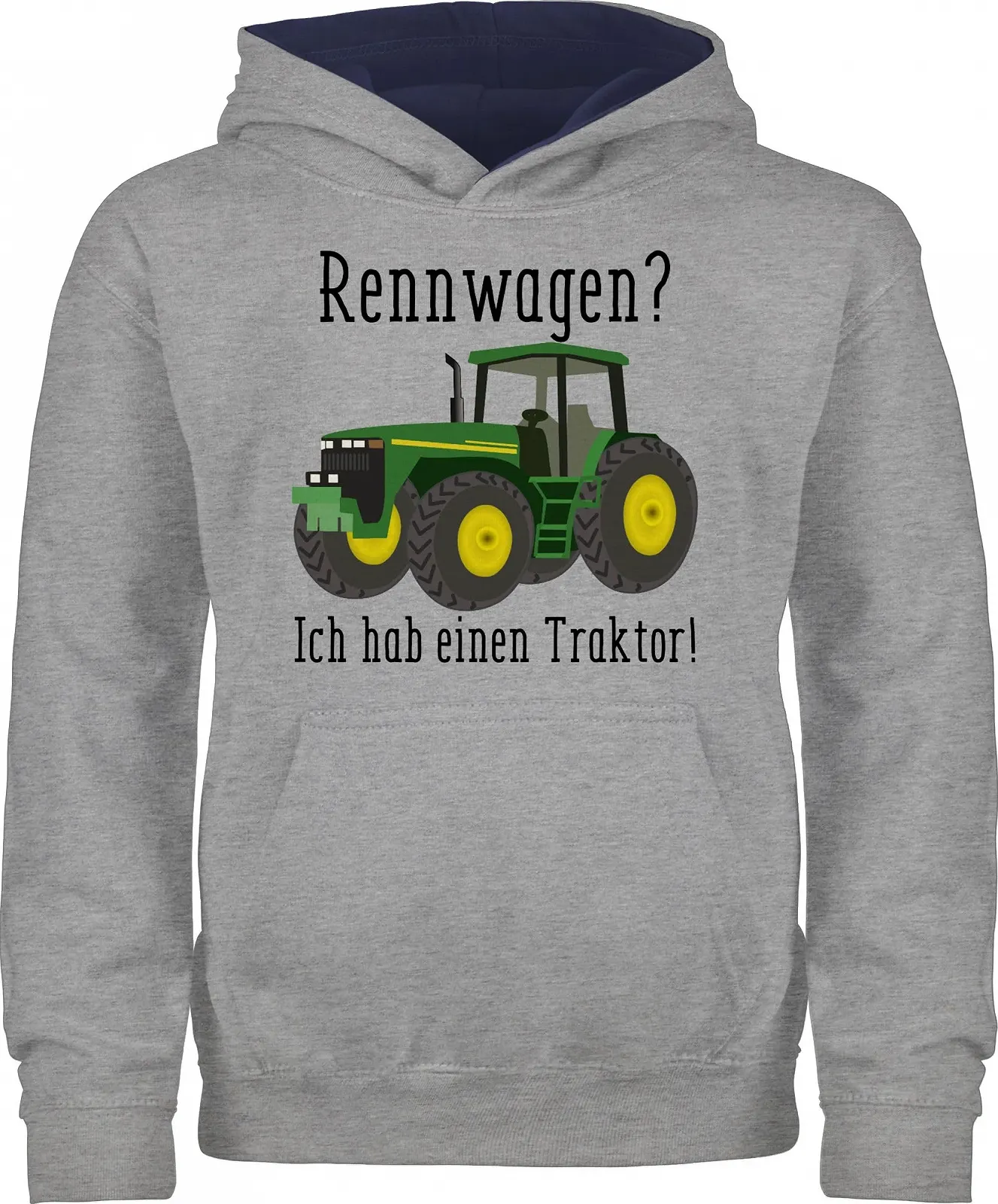Дитячий худі Traktoren Rennwagen Ich Habe einen Traktor, фото №1
