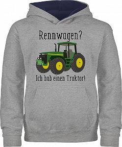 Детский худи Traktoren Rennwagen Ich Habe einen Traktor - Фото 1