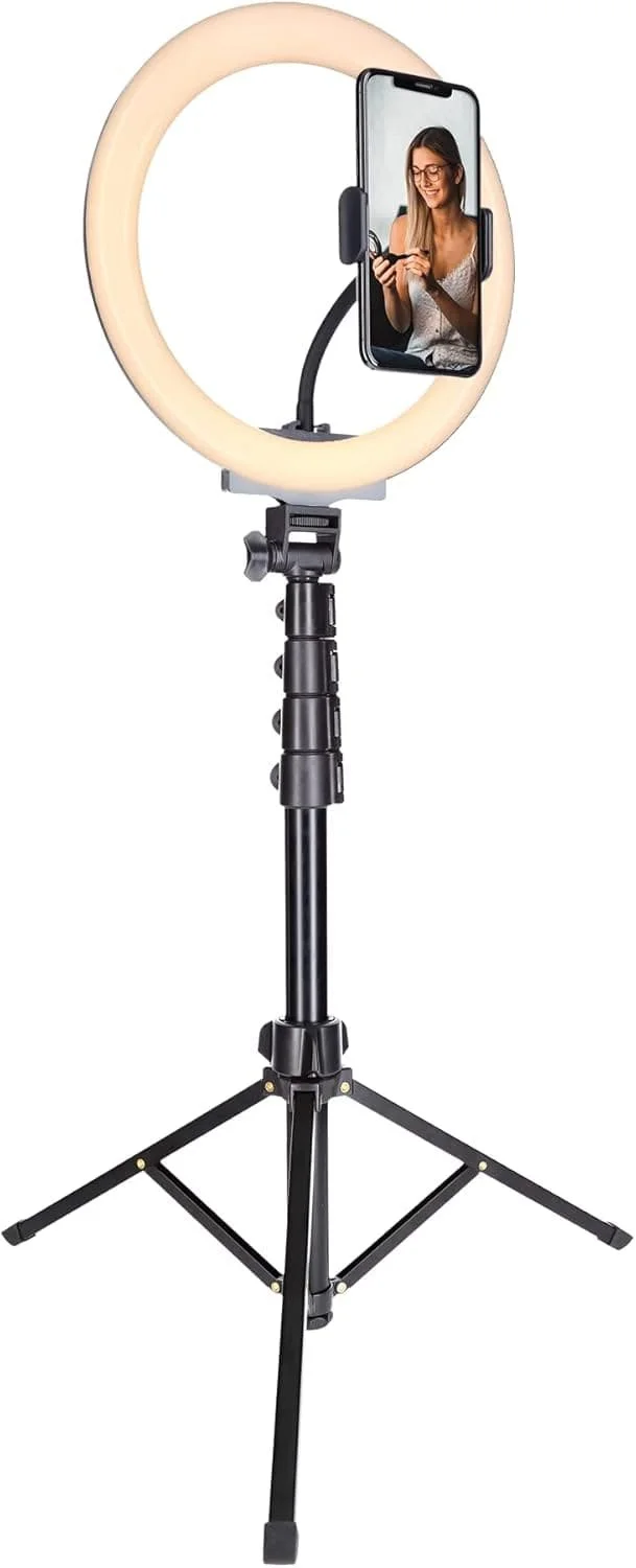 Кільцева лампа Rollei Lumis Comfort 28585 Чорна, фото №2