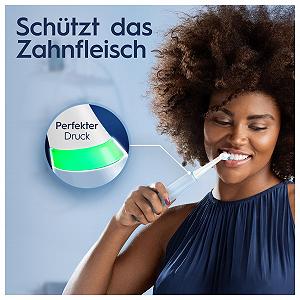 Електрична зубна щітка Oral-B iO Series 3 Plus Edition, 3 режими чищення, крижаний блакитний synthetic.ua - Фото 1