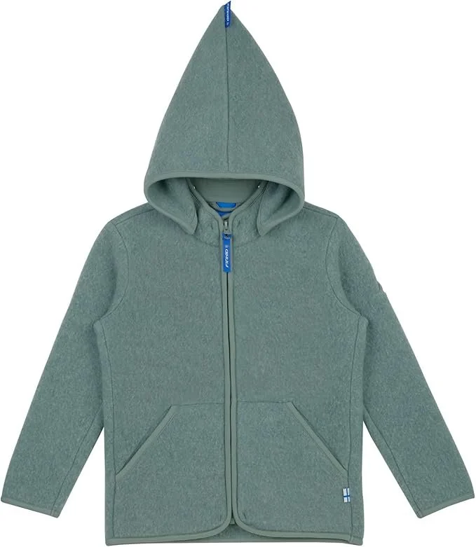 Вовняна флісова куртка для дітей на блискавці Finkid Luonto, фото №3 Вовняна флісова куртка для дітей на блискавці Finkid Luonto, фото №3