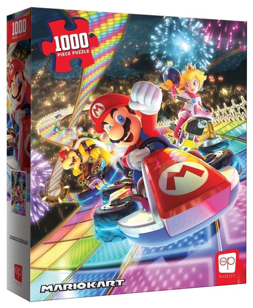 Пазл The OP Usaopoly Mario Kart Rainbow Road 1000 элементов, фото №1