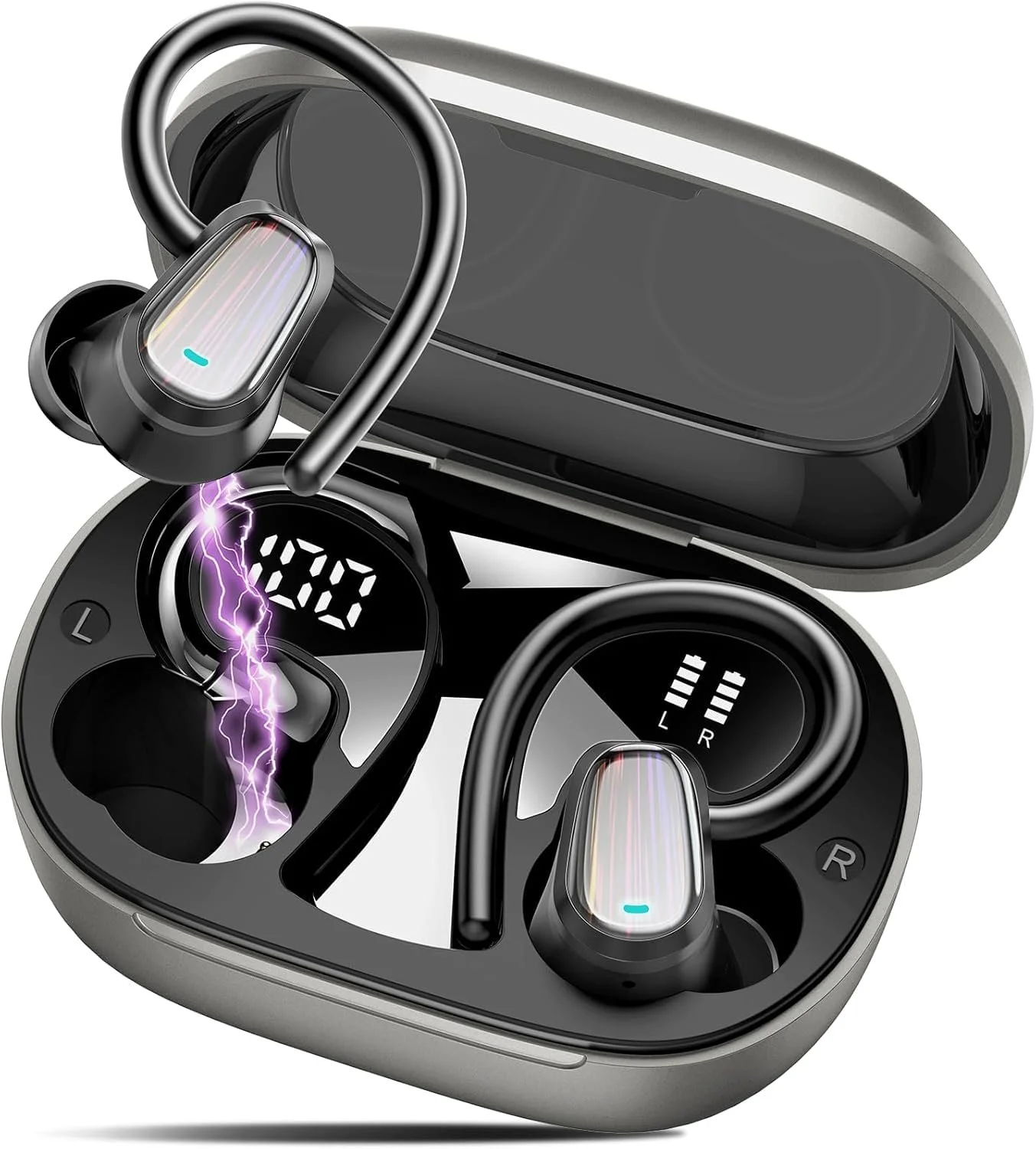 Навушники-перекладач OYIB AI, 3-в-1 для голосового перекладу в реальному часі з 164 мовами, 6 режимів, фото №1