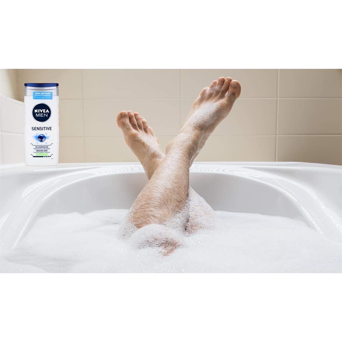 Гель для душа Nivea Sensitive 250 мл 3 шт., фото №2