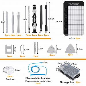 Кnpwer 139 Pieces З точністю механічний комплект викруток synthetic.ua - Фото 1