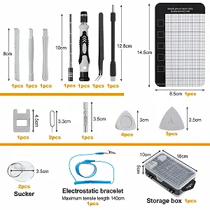 Кnpwer 139 Pieces Точный механический набор отверток synthetic.ua - Фото 1